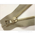 No.5 high quality custom brass metal zippers for jackets